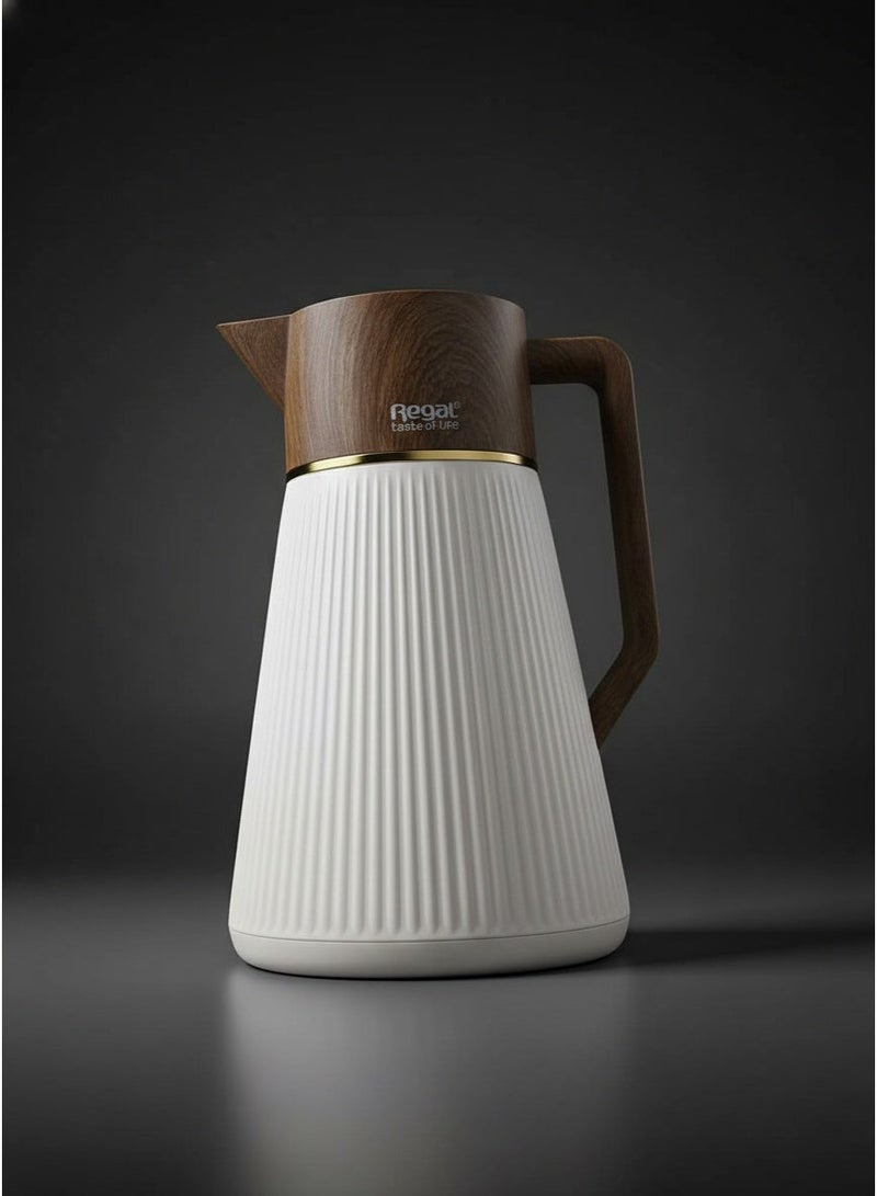 ريجال ترمس من ريجال حراري فاكيوم 1 لتر حافظ للحرارة والبرودة للمشروبات ١٢ ساعه 🌡 ٢٤ ساعه ❄️ - Image 5